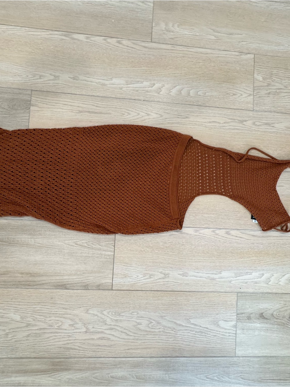 Savannah Rust Brown Knit dress